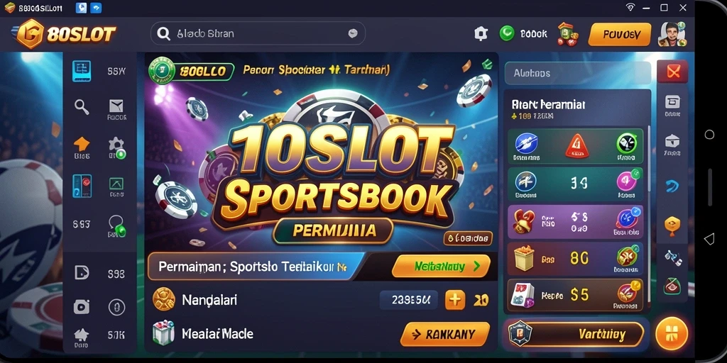 Tampilan antarmuka menarik 180SLOT dengan fitur taruhan langsung.