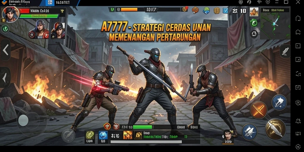 Tampilan gameplay A7777 yang intens dan mendebarkan.