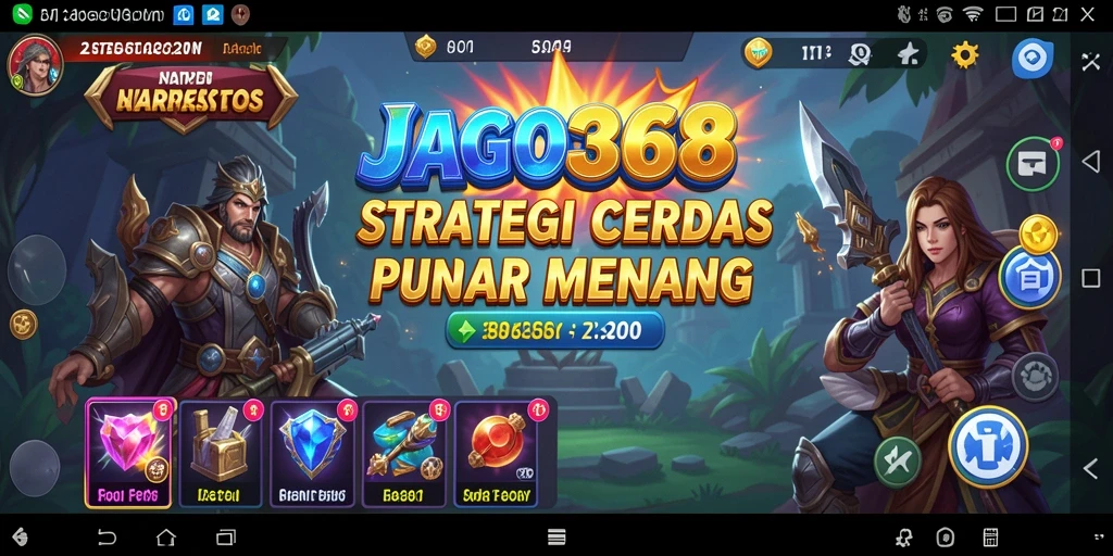 Tampilan gameplay strategis JAGO368 yang menantang.