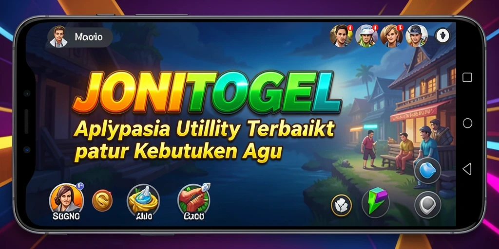 Screenshot menampilkan antarmuka aplikasi JONITOGEL yang mudah digunakan.