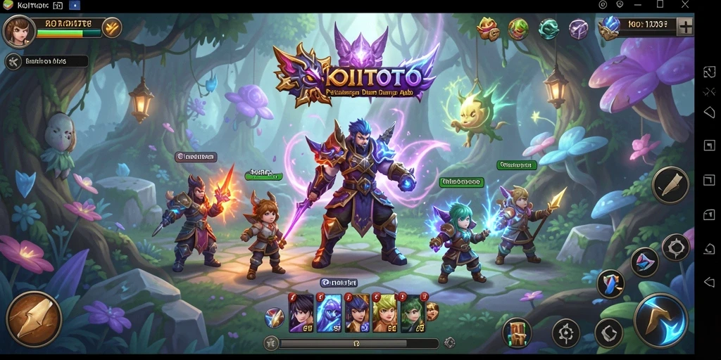 Screenshot gameplay ARPG yang menampilkan aksi karakter dalam pertempuran.