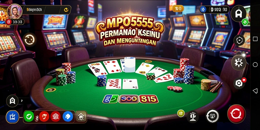 Screenshot MPO555 menampilkan gameplay Kasino yang mendebarkan dan grafis yang menawan.