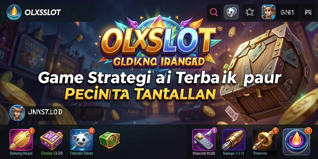 Screenshot utama OLXSLOT menunjukkan gameplay strategi yang mendebarkan.