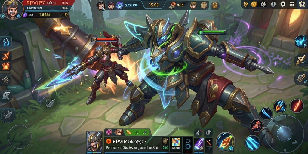 Tampilan gameplay RPVIP7 yang menampilkan aksi pertempuran epik.