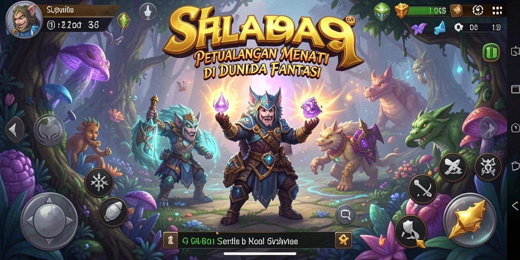 Screenshot tampilan menakjubkan dari gameplay petualangan SL999.