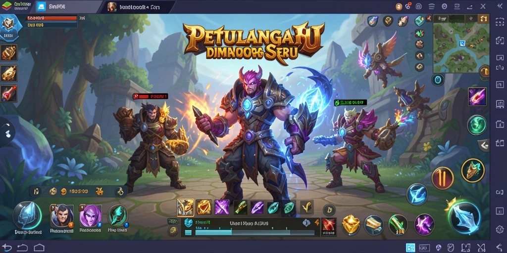 Gameplay seru dalam petualangan MMORPG SVIP6 yang mendebarkan.