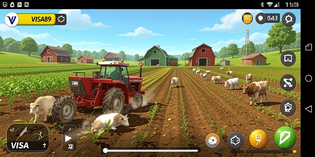 Tampilan gameplay <strong>VISA89</strong> yang penuh warna dan interaktif.