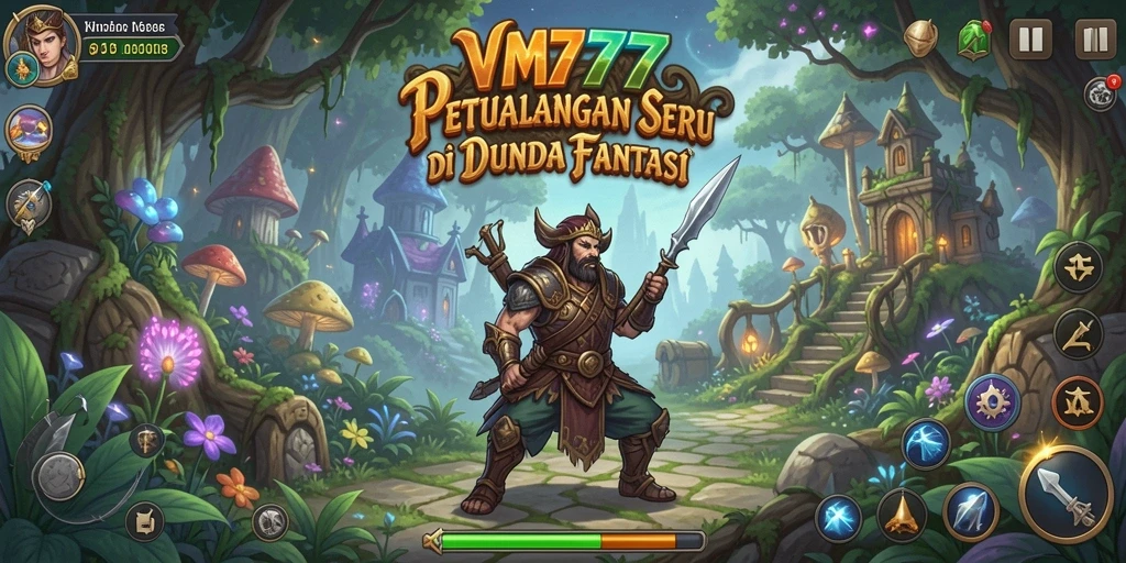 Screenshot menunjukkan gameplay seru dalam petualangan VM777.
