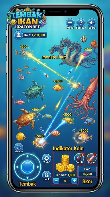 Fitur-fitur unggulan dalam aplikasi kratonbet saat digunakan di smartphone.